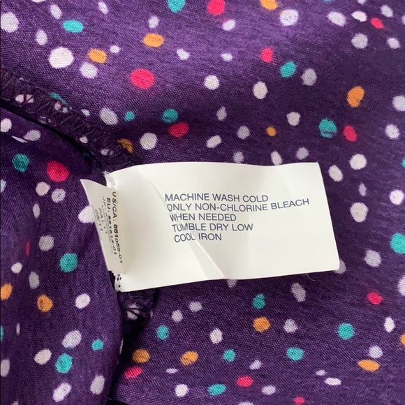 GAP purple adjustable shoulder strap dress, NWT - Picture 8 of 8